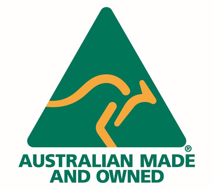 Australian Made & Owned Spot Colour Logo